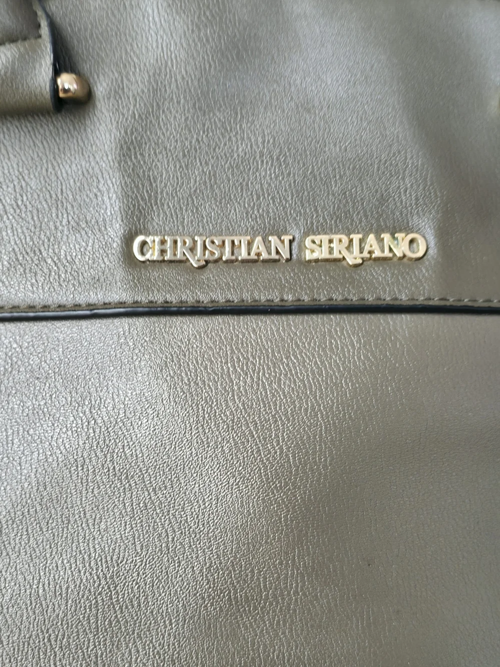 Christian Siriano Olive Green Dome Satchel